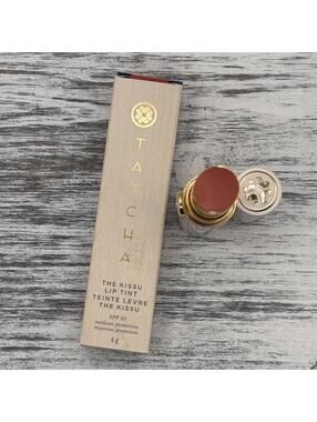 Tatcha The Kissu Lip Tint PLUM BLOSSOM Mauve Natural Lip Balm SPF 25 BNIB
